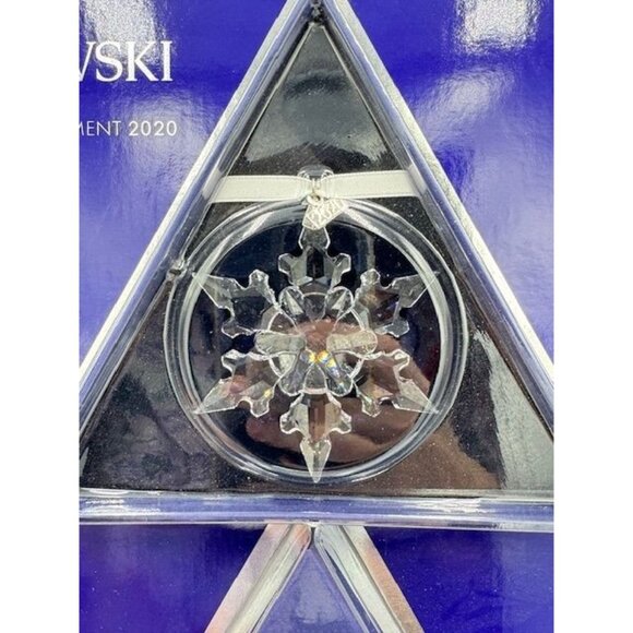 NWT Swarovski 2020 Annual Edition Christmas Ornament Crystal Snowflake In Box - Picture 2 of 5